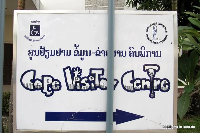 Cope Visitor Centre in Vientiane