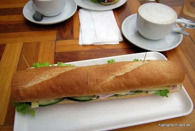 Baguette in Laos