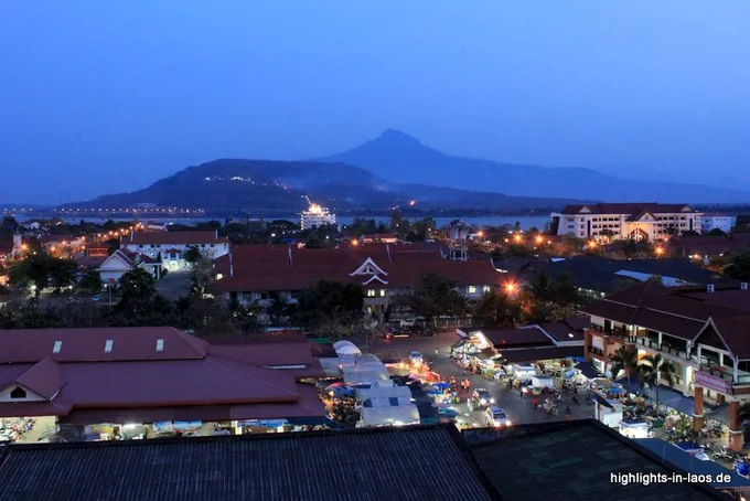 Aussicht über Pakse