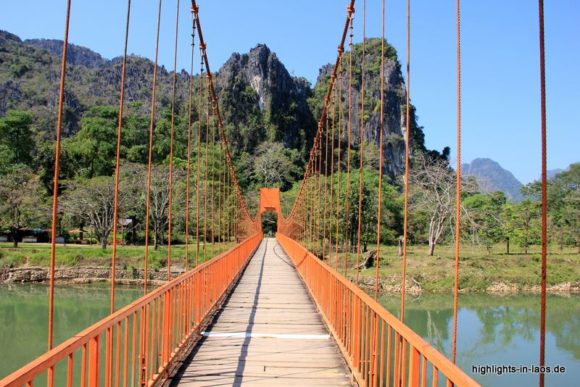 Brücke in Vang Vieng